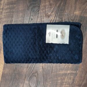 Memory Foam Bath Rug - Navy Blue